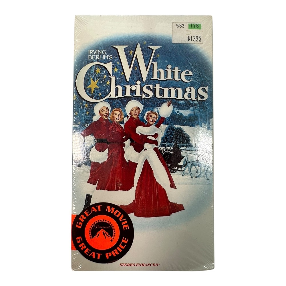 Irving Berlin's White Christmas VHS Tape‎ Sealed Vintage Paramount Movie